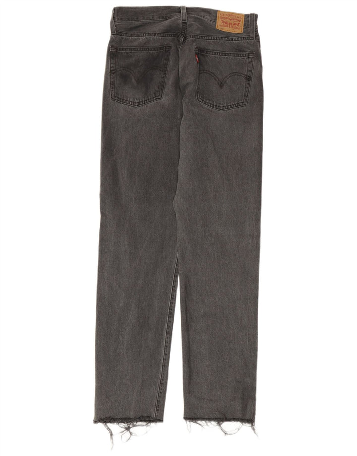 Levi's Mens 501 Straight Jeans W27 L30 Grey Cotton
