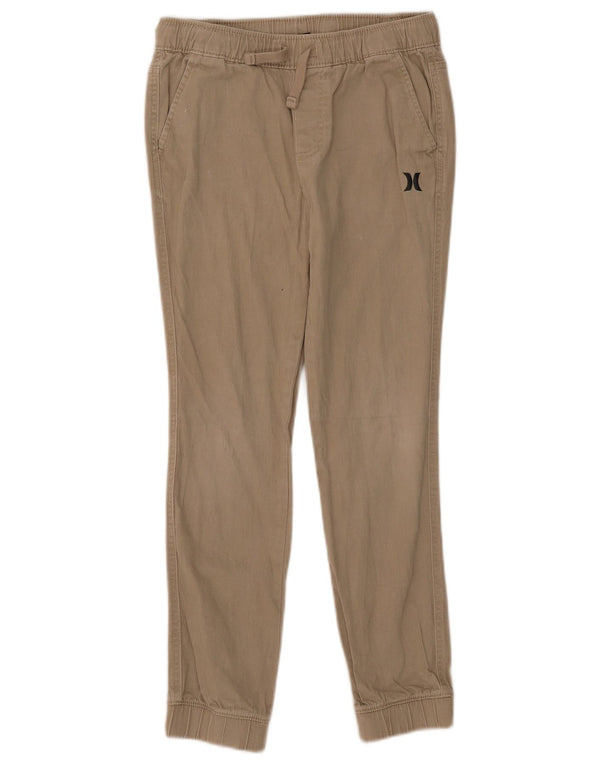 Hurley Girls Joggers Casual Trousers 10-11 Years Medium W27 L24 Beige