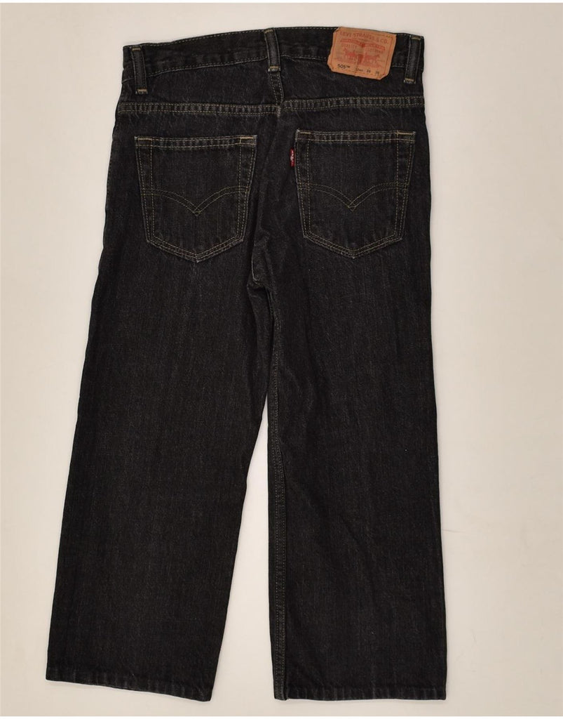 LEVI'S Boys 505 Straight Jeans 11-12 Years W26 L20 Grey Cotton | Vintage Levi's | Thrift | Second-Hand Levi's | Used Clothing | Messina Hembry 