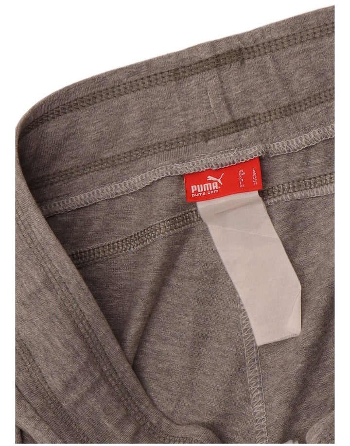 Puma Womens Tracksuit Trousers UK 14 Large Grey