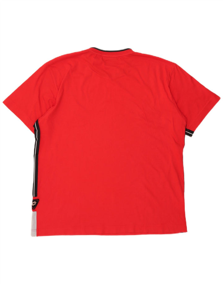 Lotto Mens T-Shirt Top 2XL Red