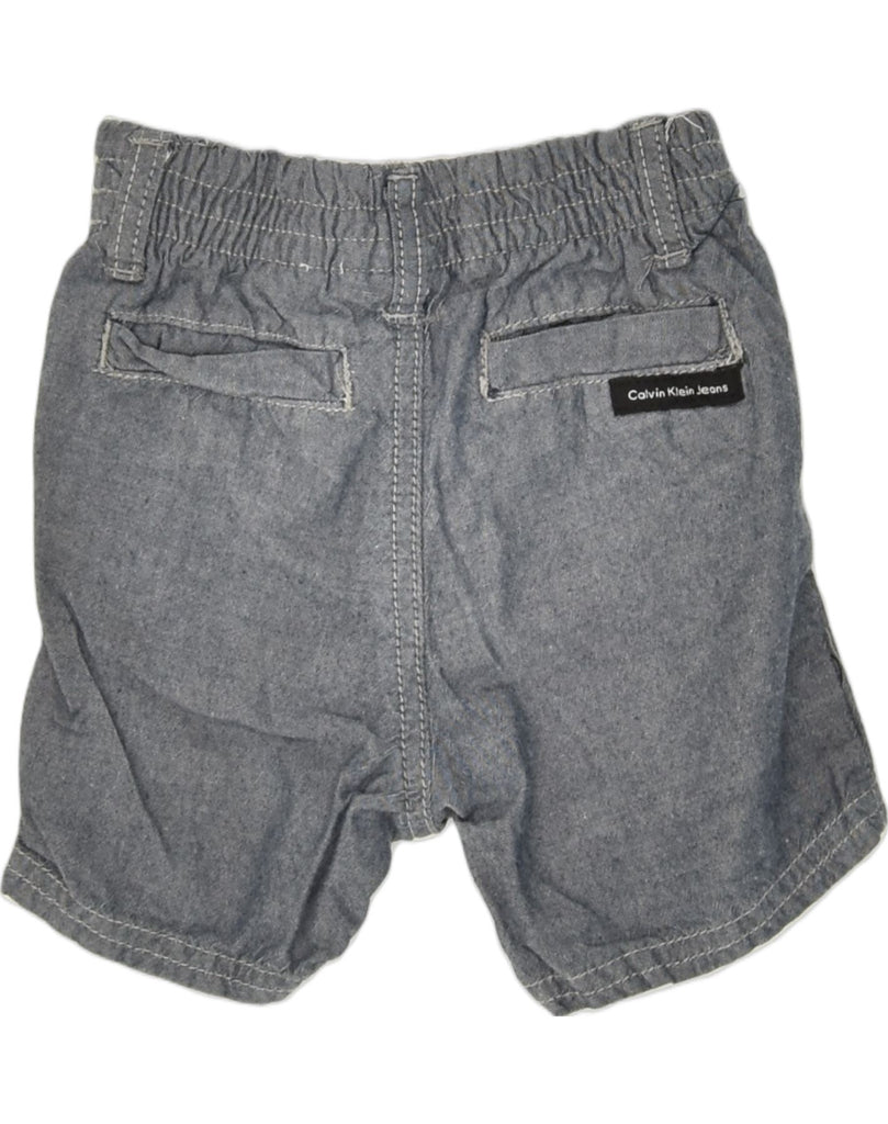 CALVIN KLEIN Baby Boys Chino Shorts 9-12 Months W16 Grey Cotton | Vintage Calvin Klein | Thrift | Second-Hand Calvin Klein | Used Clothing | Messina Hembry 