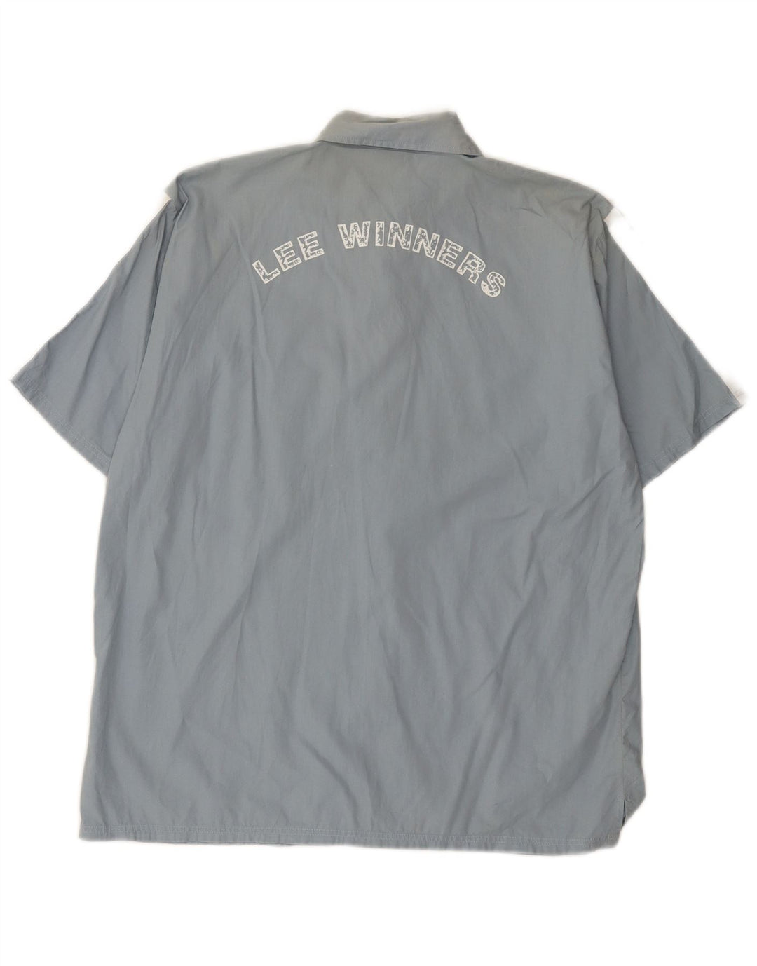 Lee Boys Graphic Short Sleeve Shirt 13-14 Years Large Blue