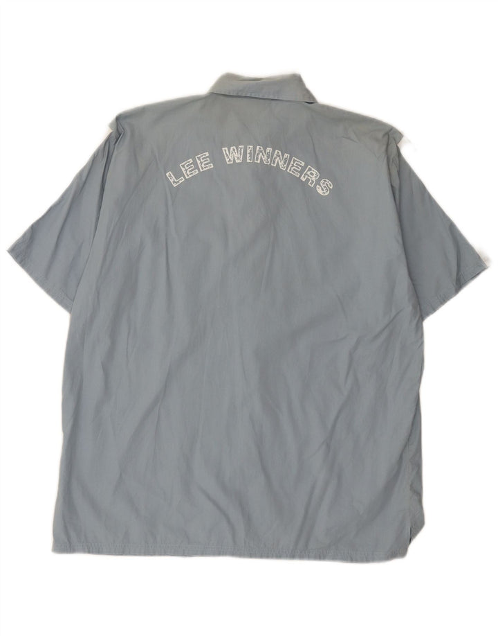 Lee Boys Graphic Short Sleeve Shirt 13-14 Years Large Blue