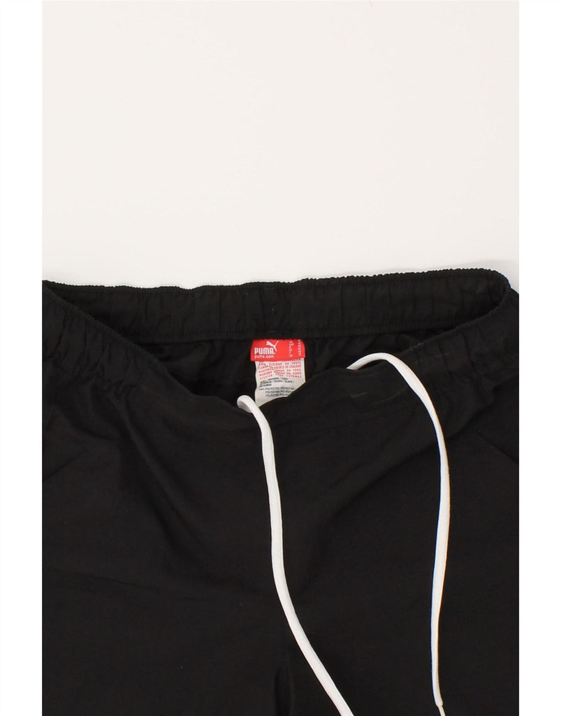 PUMA Womens Sport Shorts UK 12 Medium  Black Polyester Vintage Puma and Second-Hand Puma from Messina Hembry 