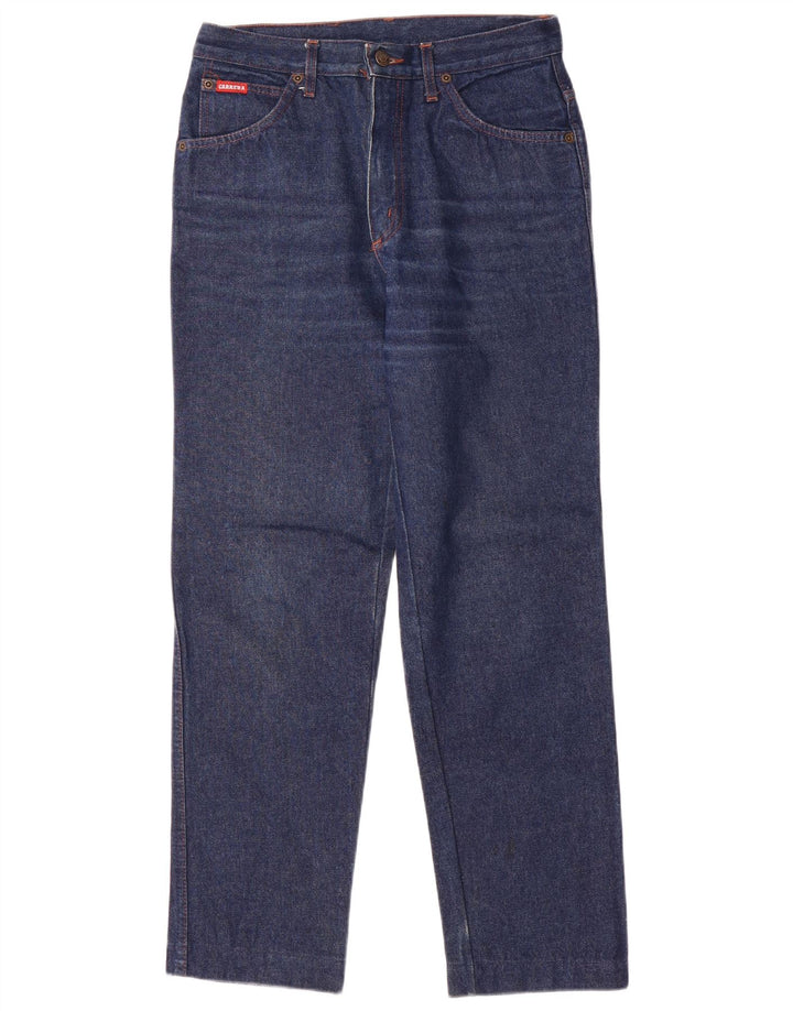 CARRERA Womens Tapered Jeans W30 L28 Navy Blue Cotton