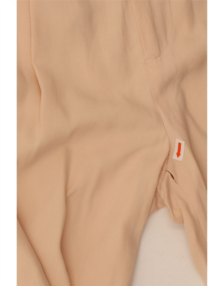 Zara Womens Pegged Capri Trousers Small W26 L22 Beige