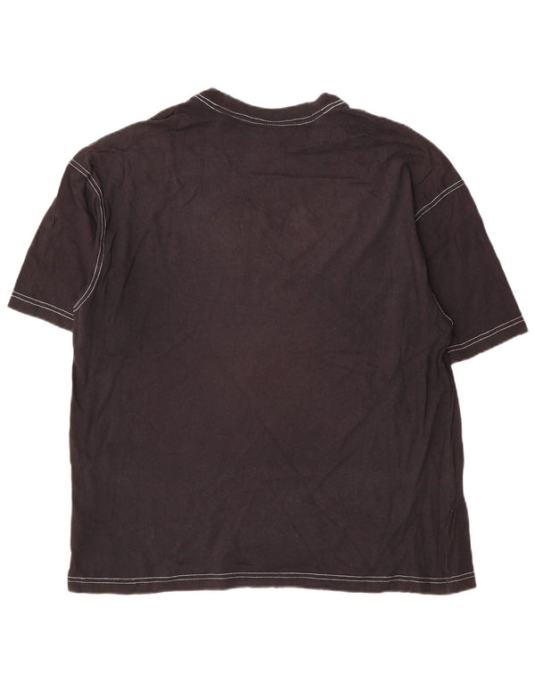 Nike Mens Graphic T-Shirt Top Small Black Striped Cotton