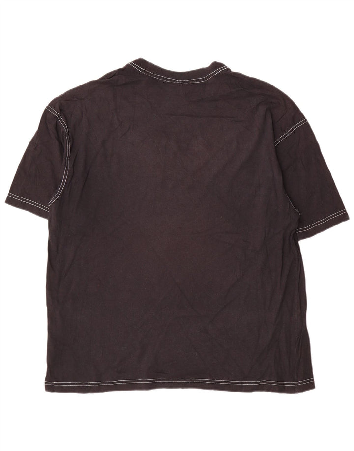 Nike Mens Graphic T-Shirt Top Small Black Striped Cotton
