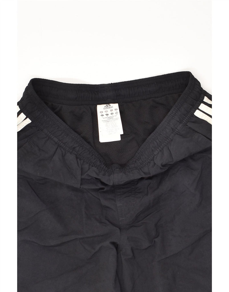 ADIDAS Mens Sport Shorts Medium Black Polyester | Vintage Adidas | Thrift | Second-Hand Adidas | Used Clothing | Messina Hembry 