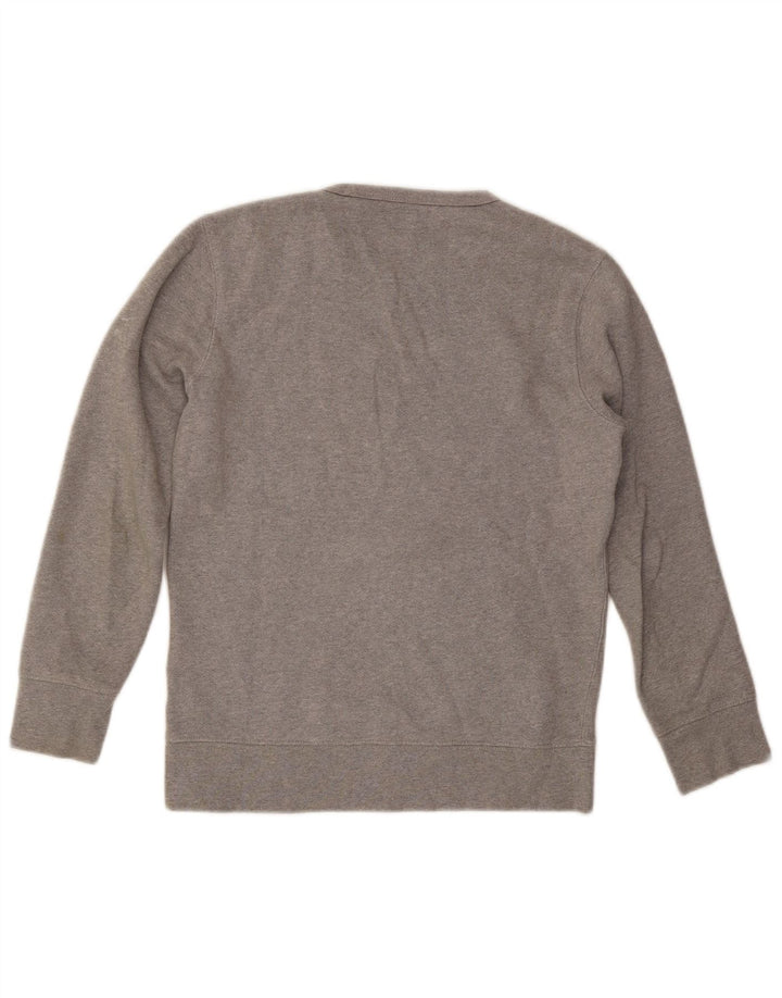 Levi's Womens Graphic Sweatshirt Jumper UK 6 XS Grey Cotton