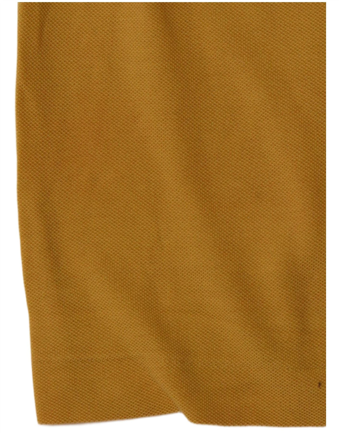 LACOSTE Mens Classic Fit Polo Shirt Size 4 Medium Yellow Cotton