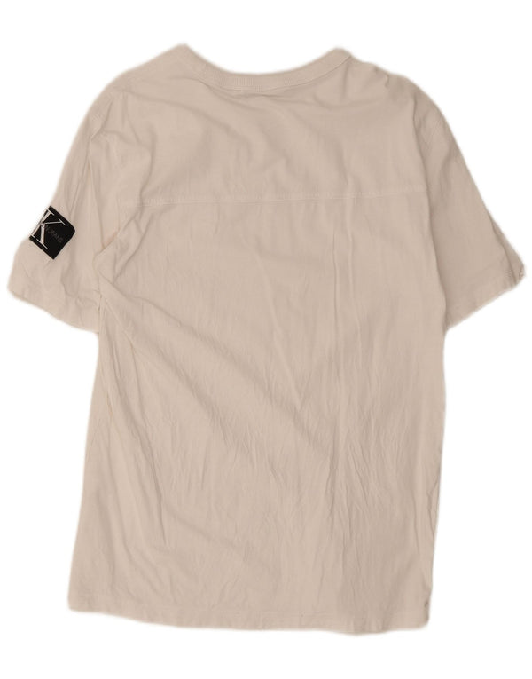 Calvin Klein Jeans Mens T-Shirt Top XL White