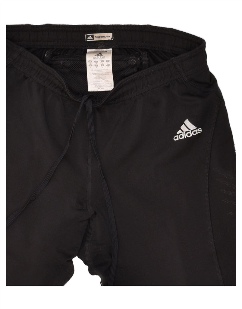 ADIDAS Mens Sport Shorts Medium Black Polyester | Vintage Adidas | Thrift | Second-Hand Adidas | Used Clothing | Messina Hembry 