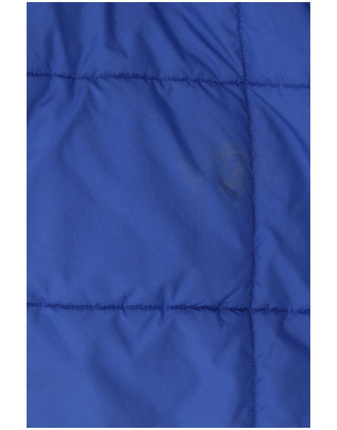 Adidas Boys Hooded Padded Jacket 15-16 Years Blue Colourblock Polyester