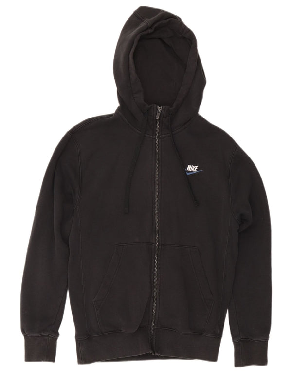 Nike Mens Loose Fit Zip Hoodie Sweater XS Black Cotton