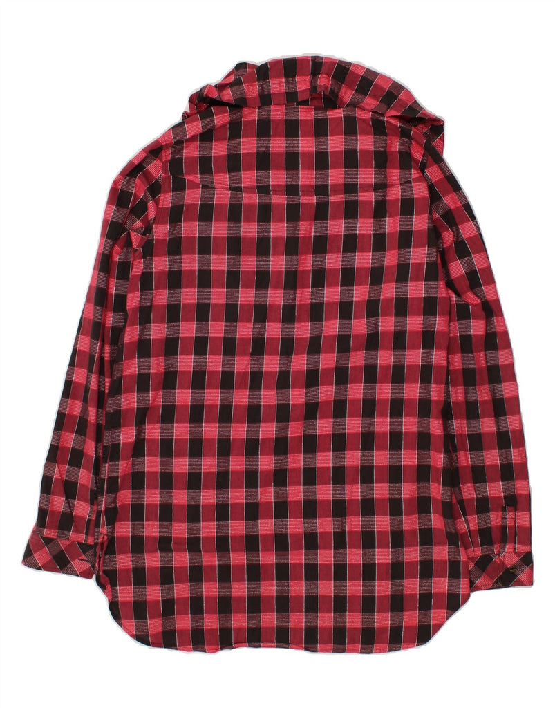 ROXY Womens Pullover Shirt UK 18 XL Red Check Cotton Vintage Roxy and Second-Hand Roxy from Messina Hembry 