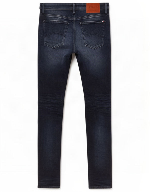 Tommy Hilfiger Mens Saxton Super Skinny Jeans W31 L36 Navy Blue Cotton