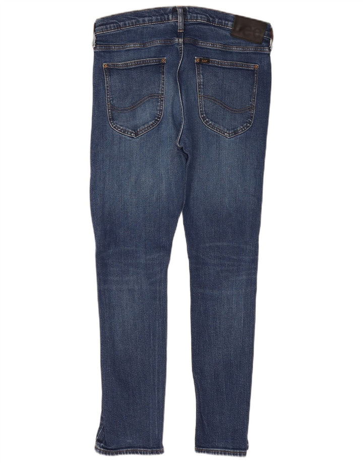 LEE Womens Luke Slim Jeans  W32 L30 Blue Cotton