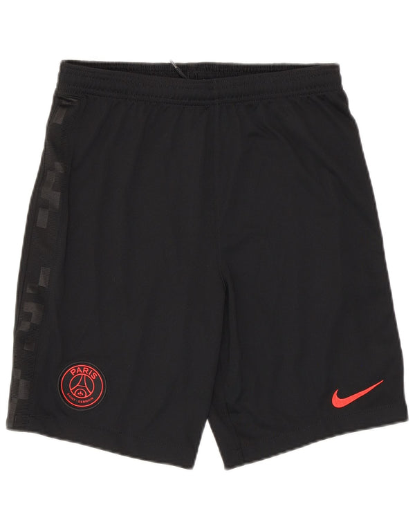 Nike Boys Paris Saint- Germain Graphic Sport Shorts 12-13 Years Large Black