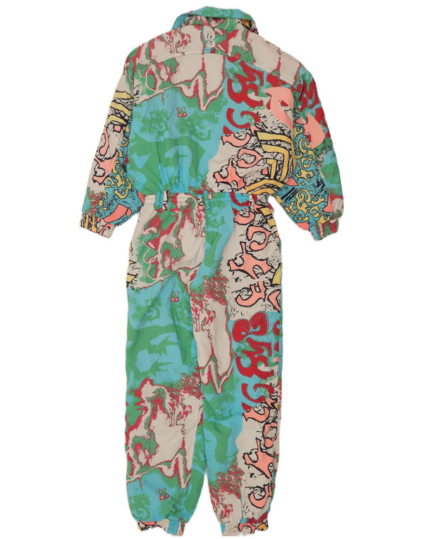 Elho Womens Oversized Graphic Ski Jumpsuit EU 40 Medium Multicoloured