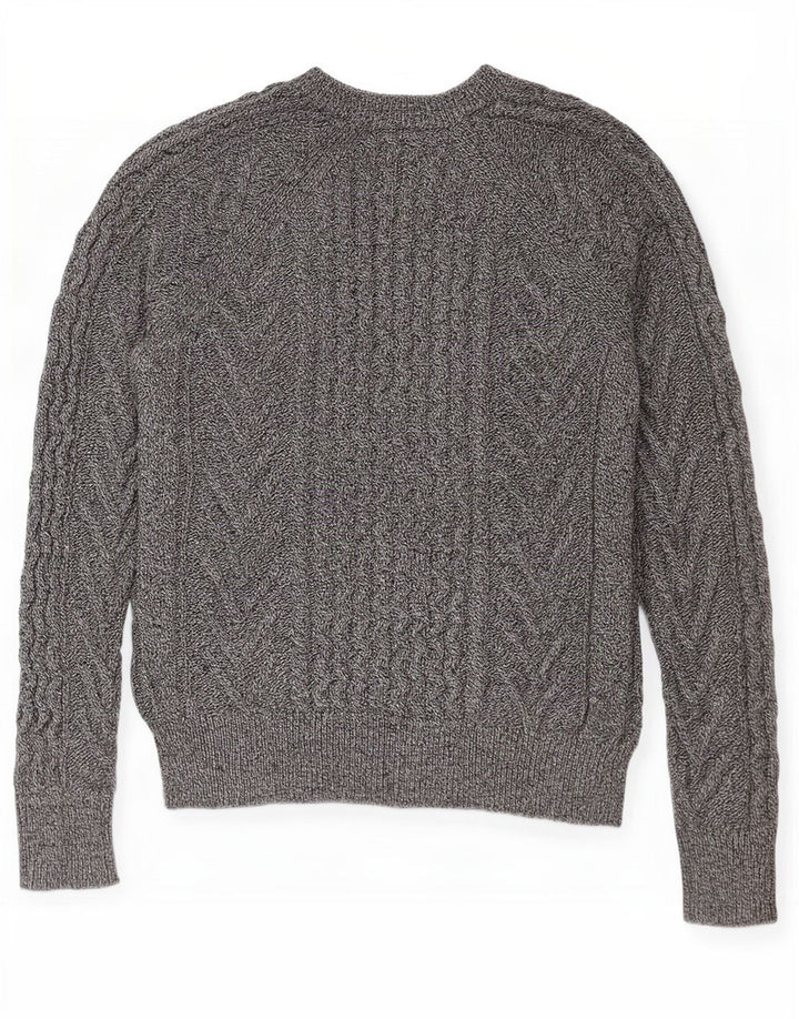 Gap Womens Crew Neck Jumper Sweater UK 6 XS Grey