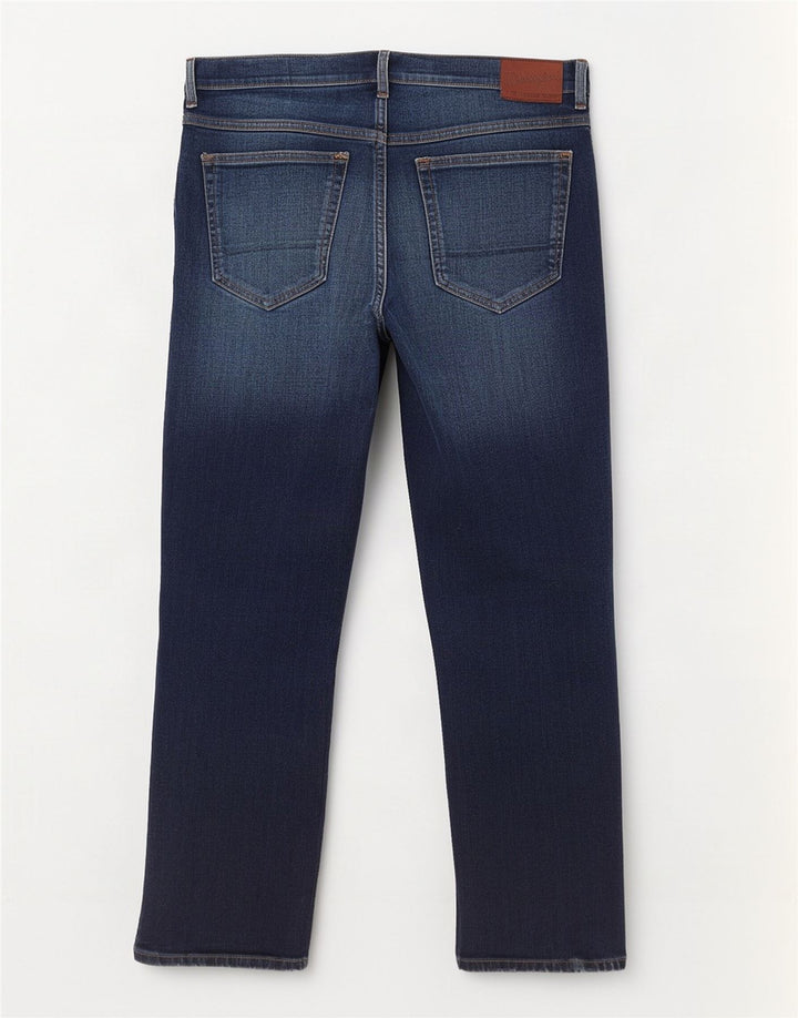 Wrangler Mens Texas Stretch Straight Jeans W38 L30 Blue Cotton