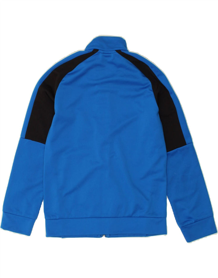 PUMA Boys Graphic Tracksuit Top Jacket 9-10 Years Blue Colourblock | Vintage Puma | Thrift | Second-Hand Puma | Used Clothing | Messina Hembry 