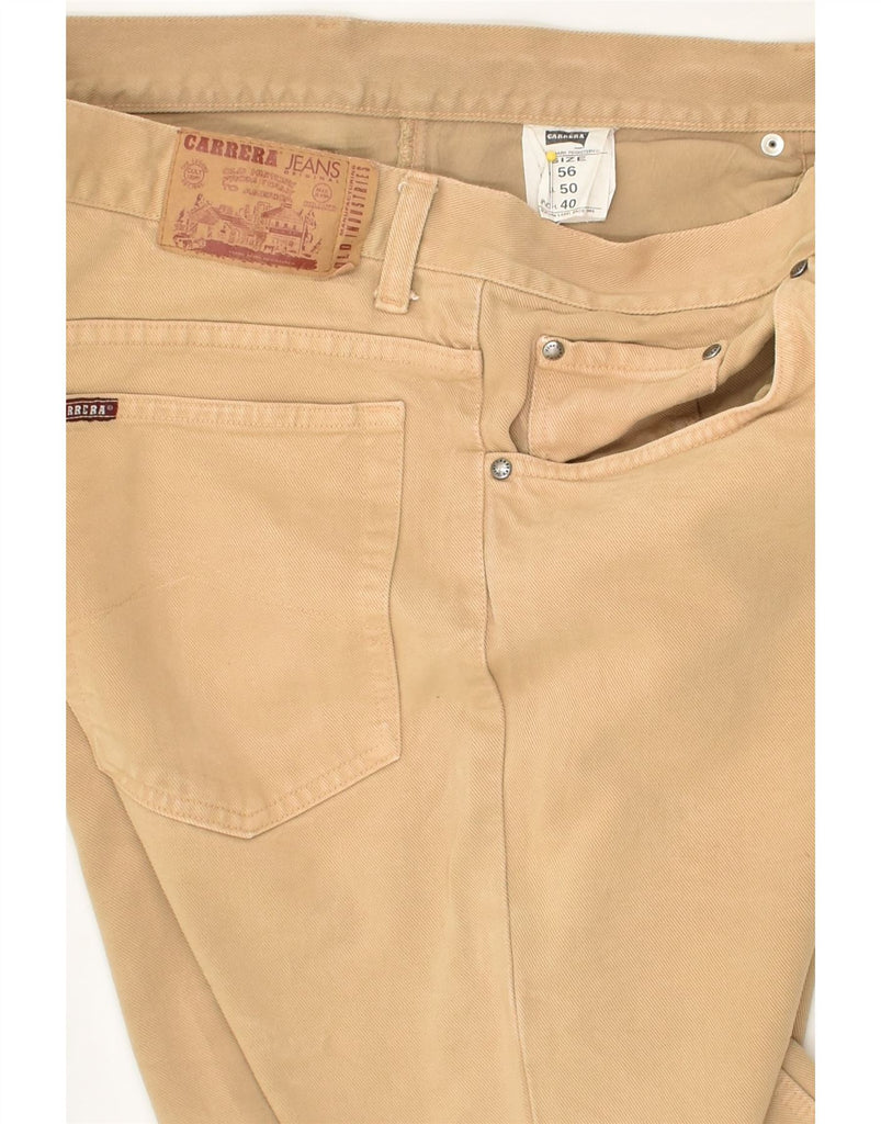 CARRERA Mens Straight Jeans W40 L28 Beige Cotton | Vintage Carrera | Thrift | Second-Hand Carrera | Used Clothing | Messina Hembry 