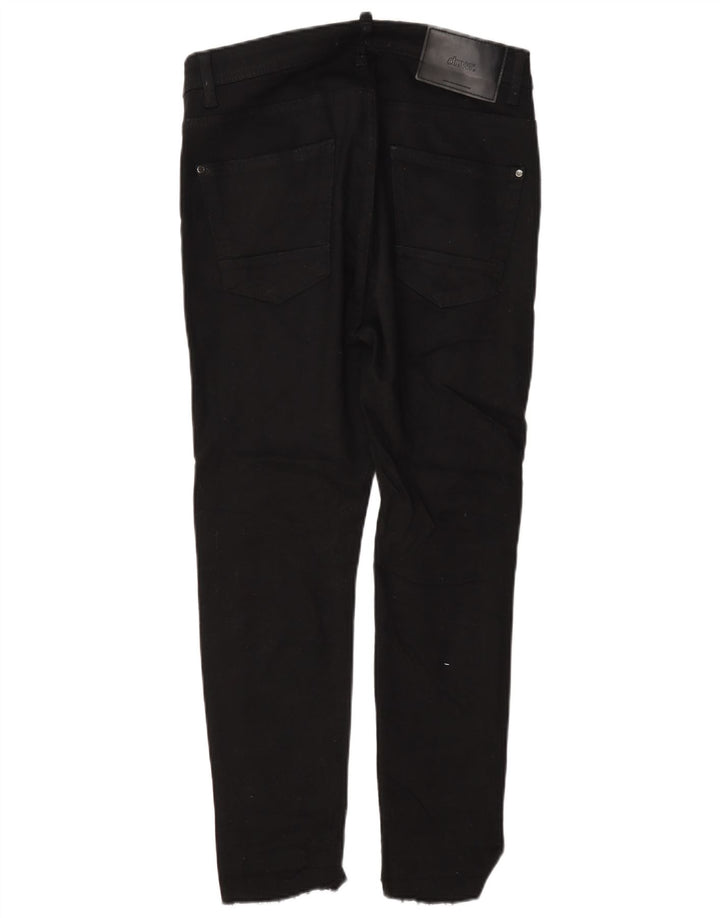 Zara Mens Slim Jeans EU 38 Small W30 L25 Black Cotton