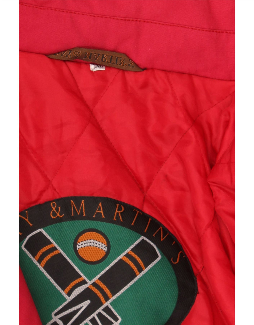 VINTAGE Mens Hooded Windbreaker Jacket UK 44 2XL Red Polyester Vintage Vintage and Second-Hand Vintage from Messina Hembry 