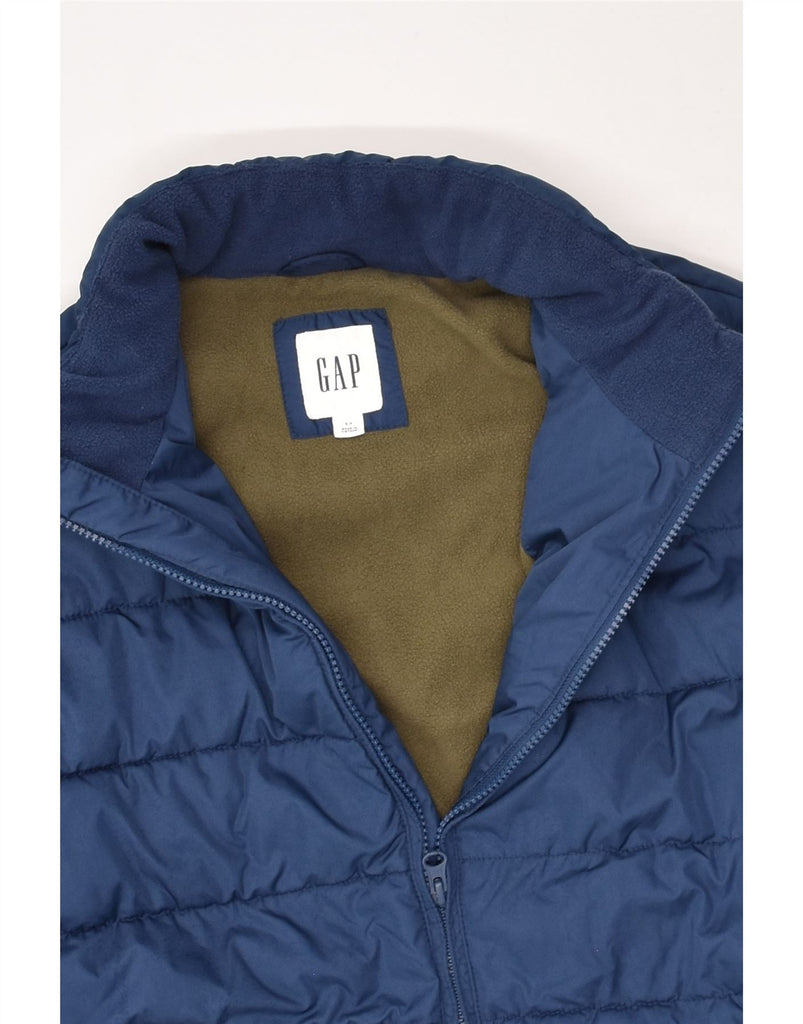 GAP Mens Padded Jacket UK 36 Small Navy Blue Polyester | Vintage Gap | Thrift | Second-Hand Gap | Used Clothing | Messina Hembry 