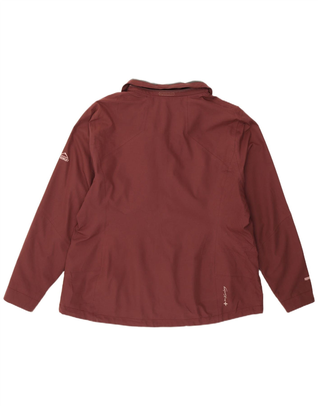 MC Kinley Womens Rain Jacket UK  22 3XL Burgundy Polyester
