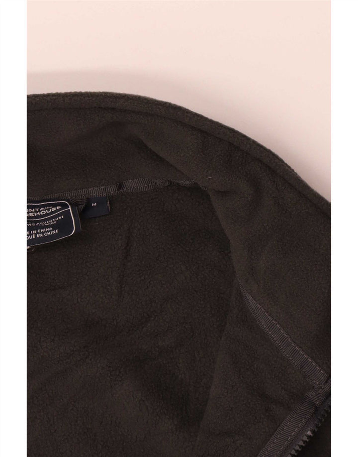 Mountain Warehouse Mens Fleece Jacket UK 38 Medium Black Polyester