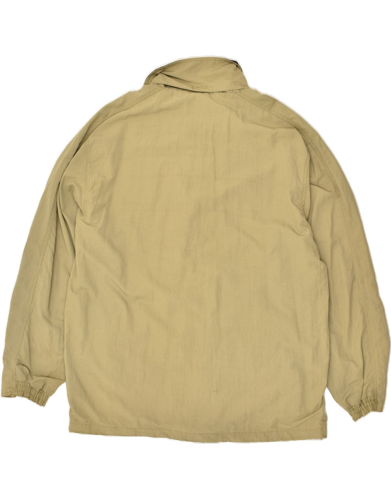 DIADORA Mens Windbreaker Jacket UK 42 XL Beige Polyamide | Vintage Diadora | Thrift | Second-Hand Diadora | Used Clothing | Messina Hembry 