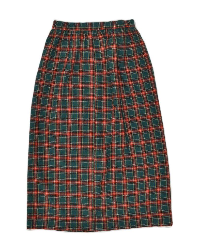 VINTAGE Womens Pencil Skirt W24 XS Green Check | Vintage Vintage | Thrift | Second-Hand Vintage | Used Clothing | Messina Hembry 