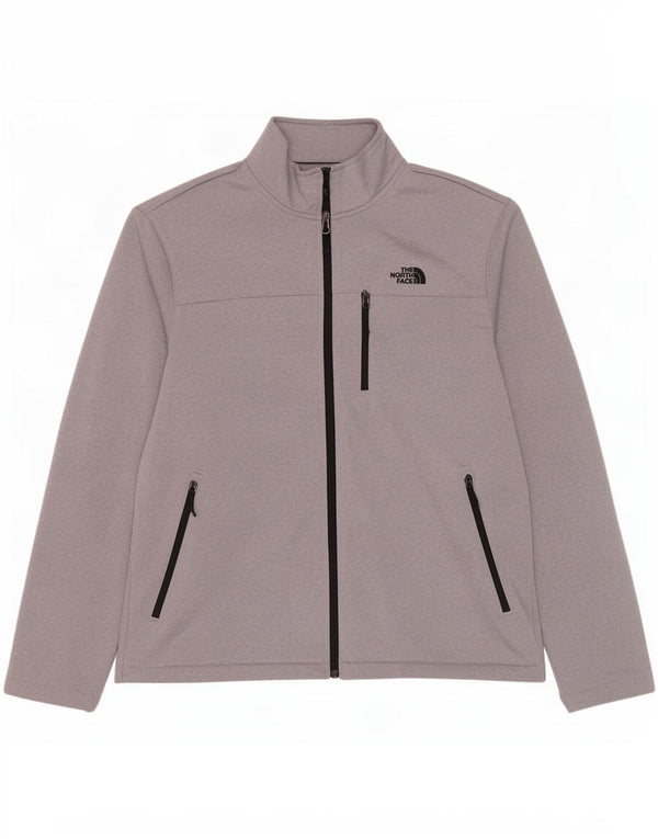 The North Face Mens Tracksuit Top Jacket Large Grey Polyester