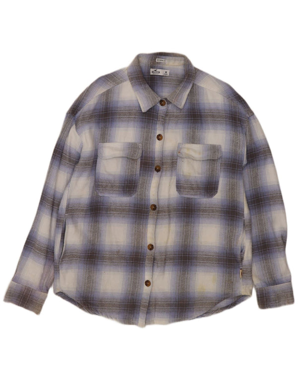 Hollister Womens Boyfriend Fit Flannel Shirt Medium Multicoloured Plaid