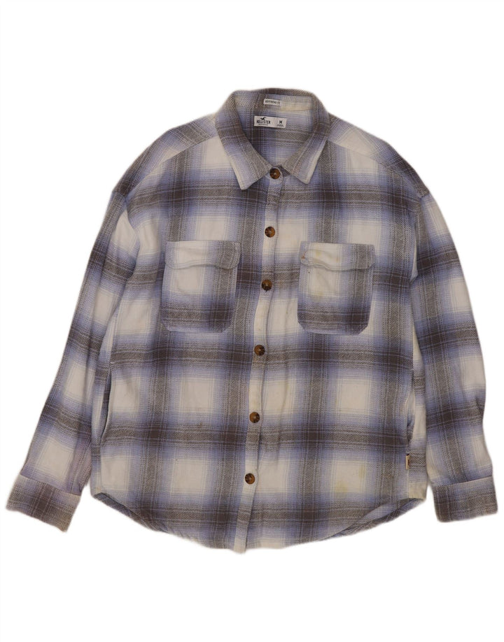 Hollister Womens Boyfriend Fit Flannel Shirt Medium Multicoloured Plaid