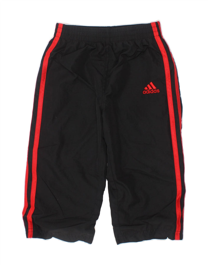 ADIDAS Baby Boys Tracksuit Trousers 18-24 Months  Black Polyester Vintage Adidas and Second-Hand Adidas from Messina Hembry 