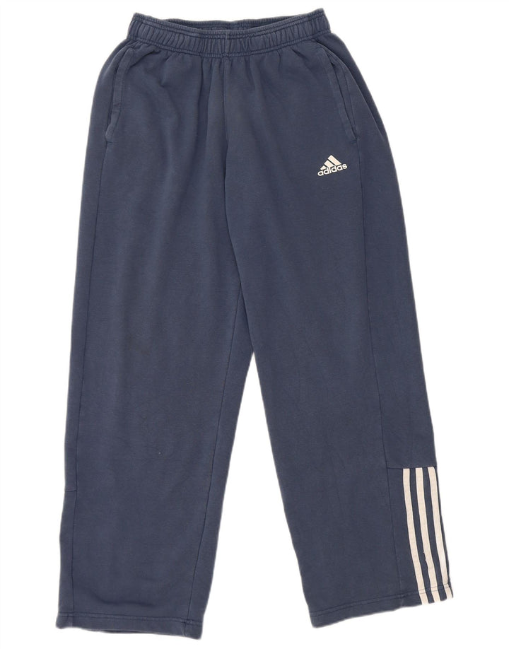 Adidas Mens Tracksuit Trousers UK 36/38 Small  Navy Blue Cotton