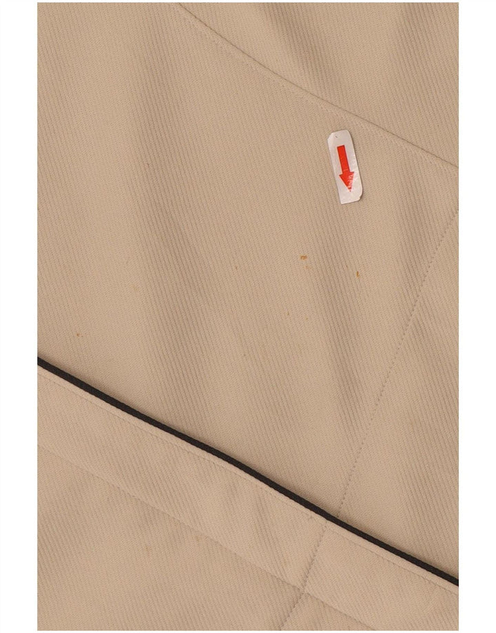 Lotto Womens Oversized Tracksuit Top Jacket UK 10 Small Beige