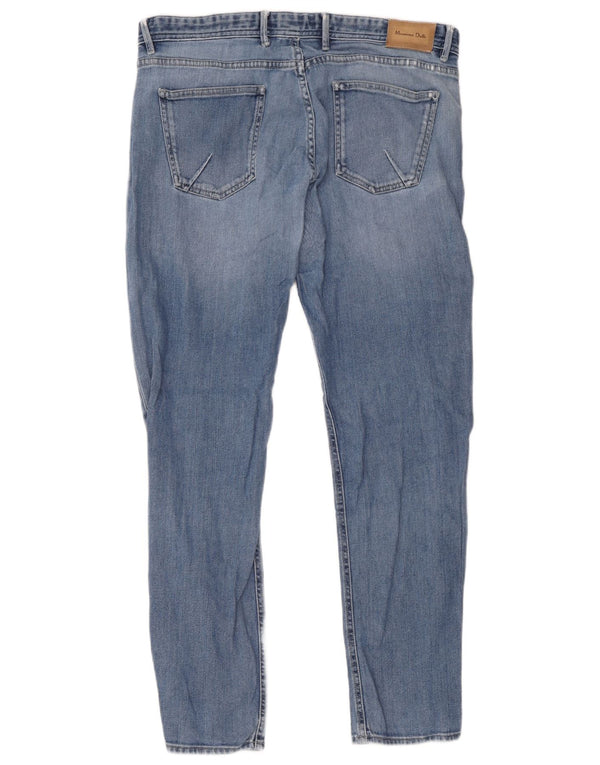 Massimo Dutti Mens Slim Jeans EU 46 XL W36 L31 Blue