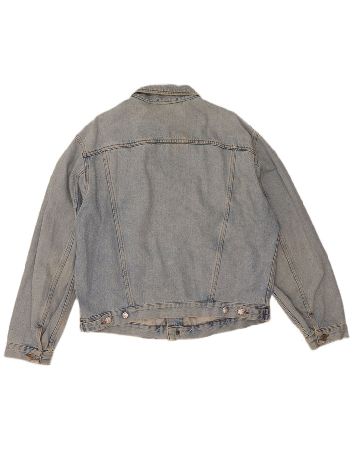 El Charro Mens Denim Jacket UK 42 XL Blue Cotton