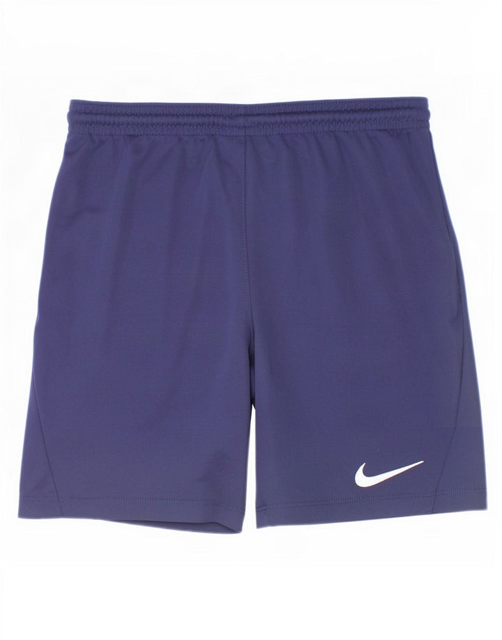 Nike Boys Dri Fit Sport Shorts 10-11 Years Medium Navy Blue Polyester