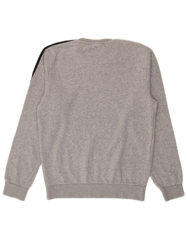 Adidas Mens Graphic Sweatshirt Jumper Small Grey Cotton