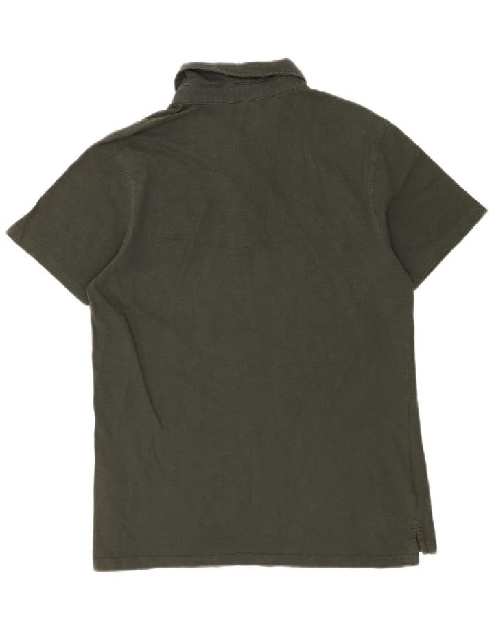 Mountain Warehouse Mens Polo Shirt Small Green Cotton