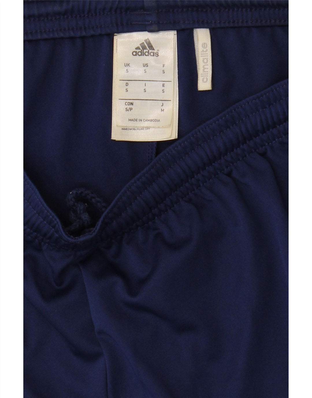 Adidas Mens Climalite Sport Shorts Small  Navy Blue Polyester