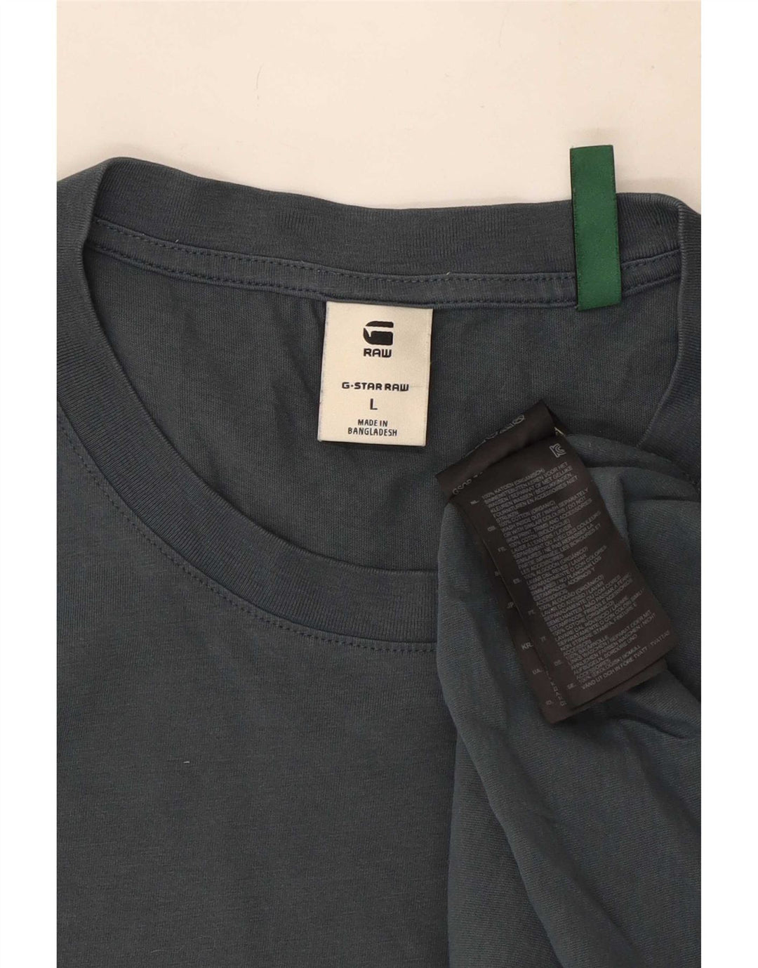 G-Star Mens T-Shirt Top Large Grey Cotton
