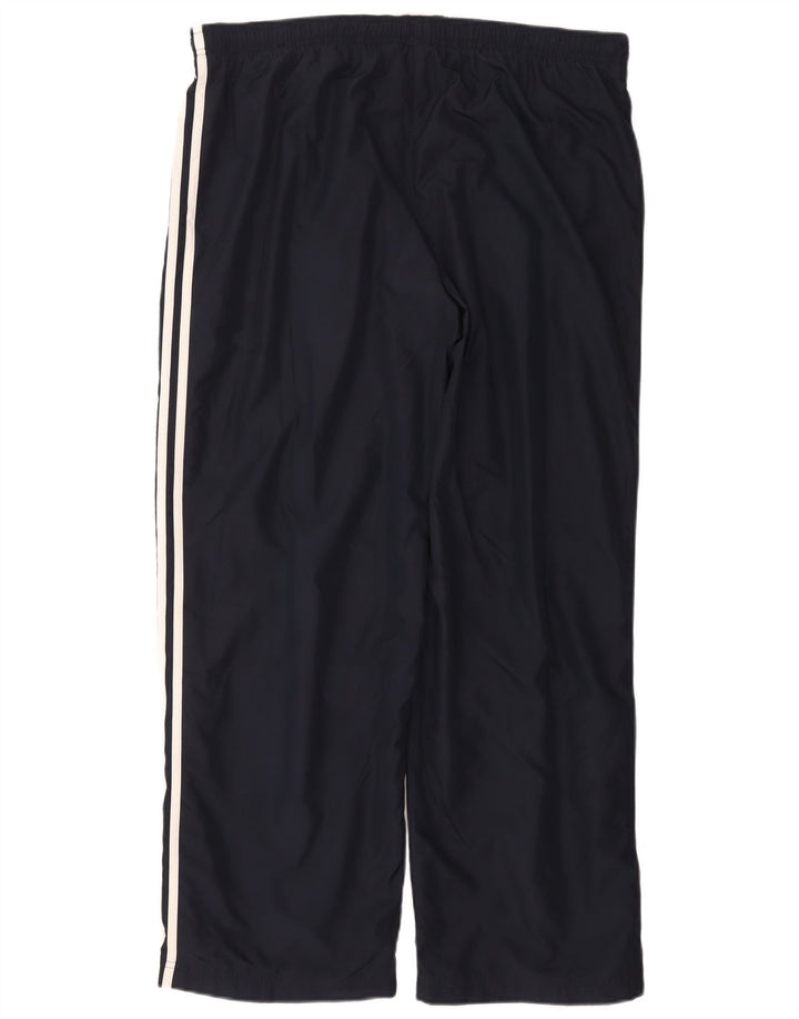 ADIDAS Womens Tracksuit Trousers UK 22 XL Navy Blue Polyester
